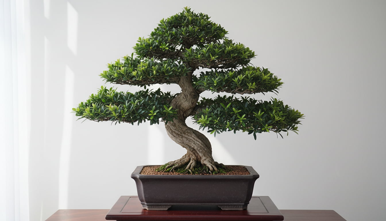 Ảnh: Cây Tùng La Hán Nhật Bản