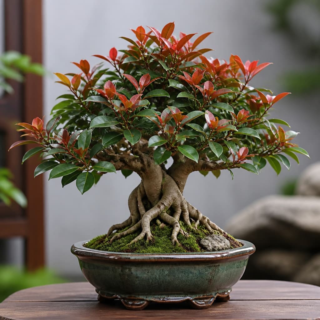 Cây Đa Búp Đỏ Bonsai