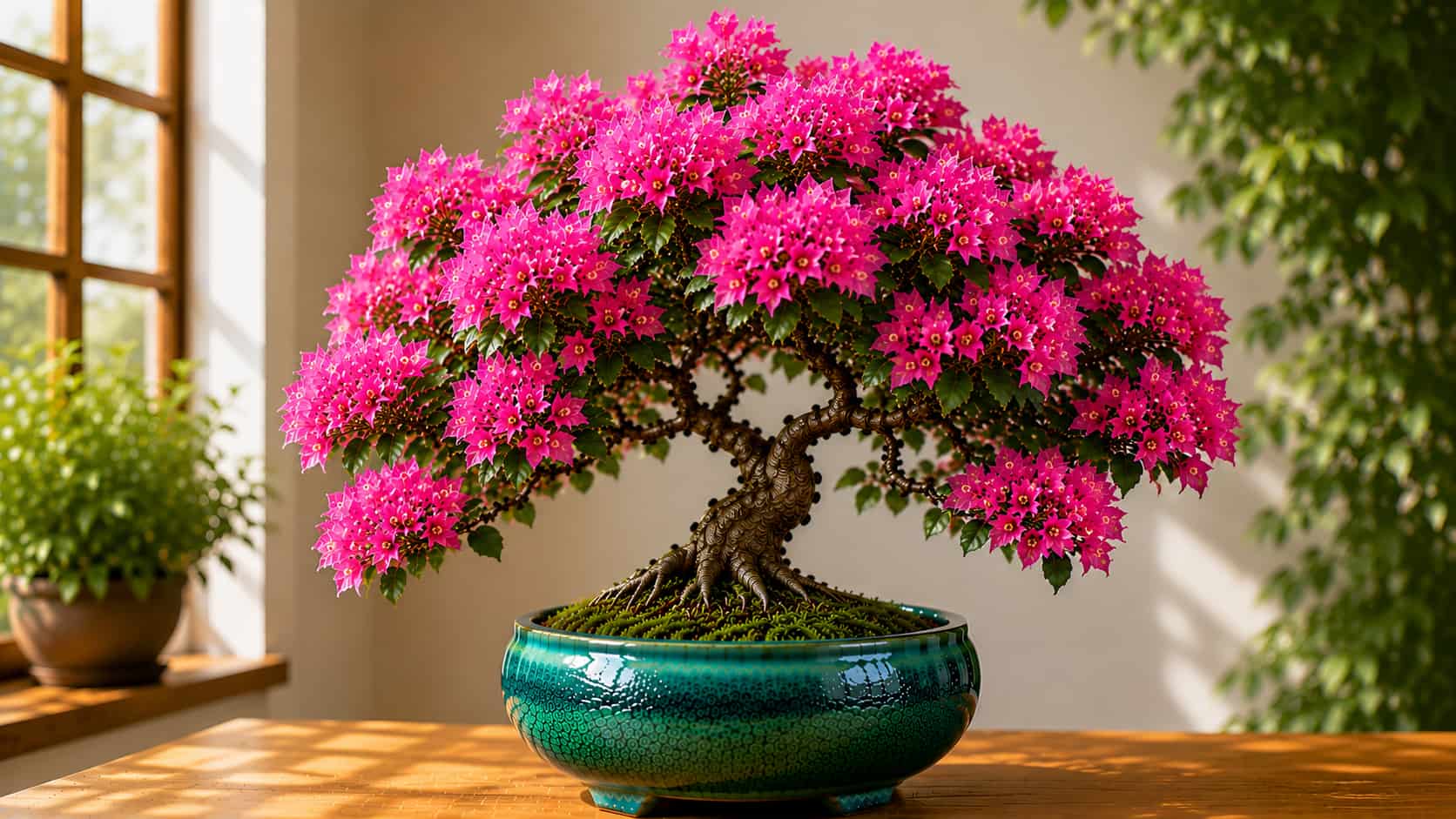 Ảnh: Cây Hoa Giấy Màu Hồng