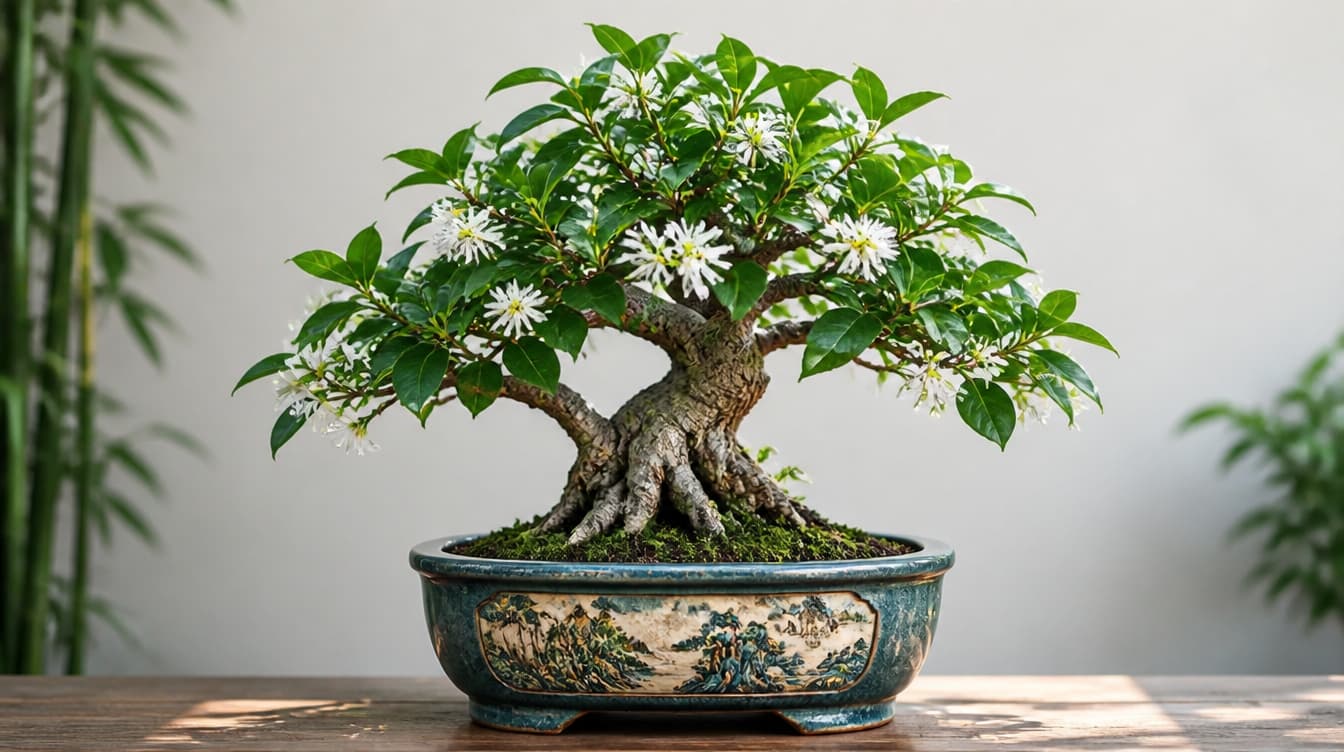 Ảnh: Cây Mai Chiếu Thủy Lá Lớn Bonsai
