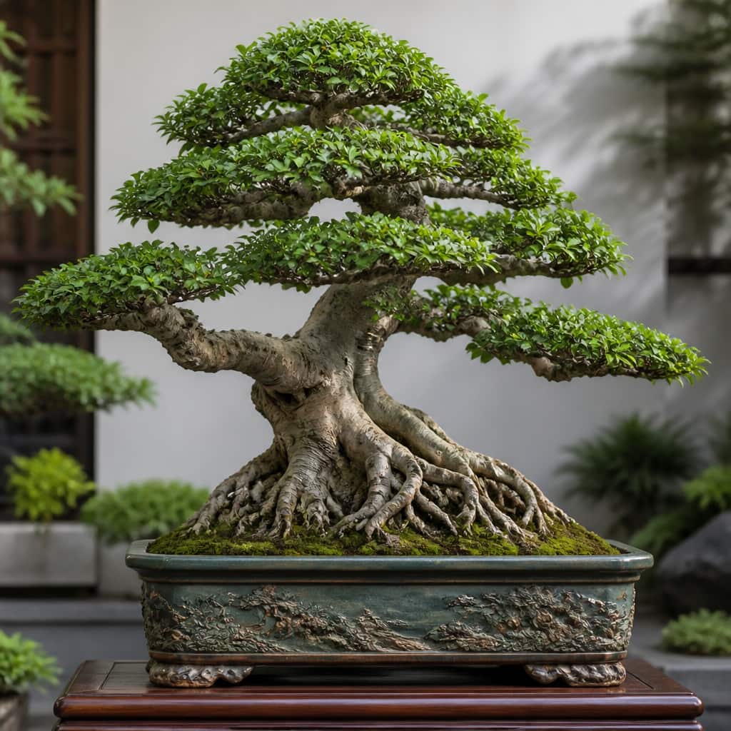 Cây Sanh Nam Điền Bonsai