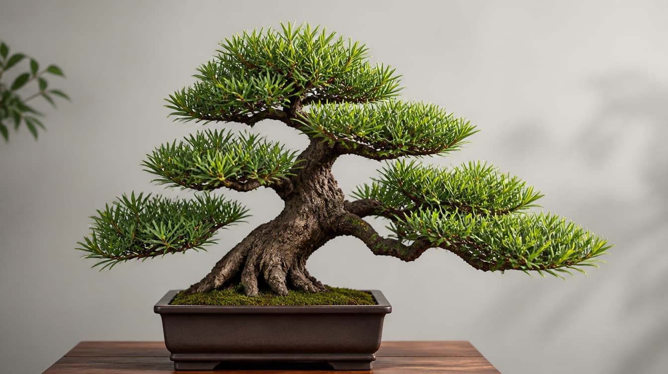 Ảnh: Cây Tùng La Hán lá dài