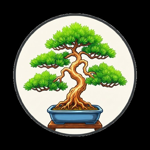icon cây bonsai lá kim