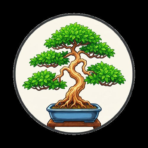 icon cây bonsai thân gỗ